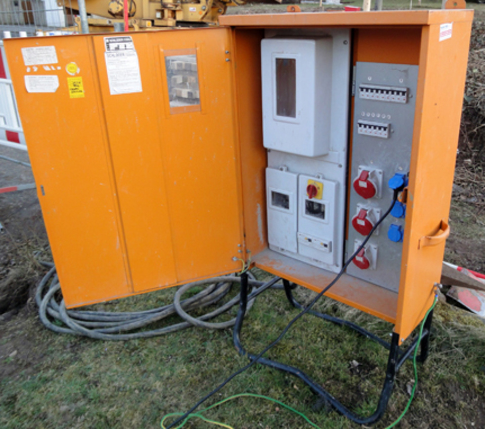 Baustromkasten bei Elektro-Hess in Walldürn